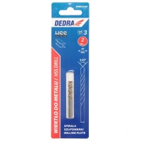 Burghie  pentru metal 3buc, HSS, DIN338, 2,0x49mm