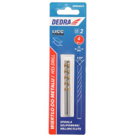Burghie  pentru metal 2buc, HSS, DIN338, 3,5x70mm