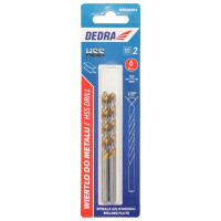 Burghie pentru metal 2buc, HSS, DIN338, 6,0x93mm Burghie pentru metal 2buc, HSS, DIN338, 6,0x93mm