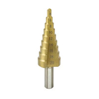 Burghiu treptat 4-20mm, HSS, TiN Burghiu treptat 4-20mm, HSS, TiN