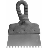 Spatula nivelare cu dinti cu maner de plastic 150mm 6x6 Spatula nivelare cu dinti cu maner de plastic 150mm 6x6