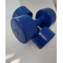 Set gantere aerobic vinil 4 kg, SVELTUS, albastru inchis [4]