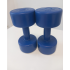 Set gantere aerobic vinil 4 kg, SVELTUS, albastru inchis [5]