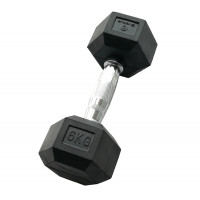 Gantera hexagonala cauciucata, 6 kg, Sveltus Gantera hexagonala cauciucata, 6 kg, Sveltus