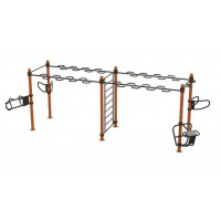 STATIE DE ANTRENAMENT OUTDOOR CALISTHENICS (10 Utilizatori), ELEMENT FITNESS