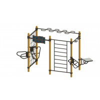 STATIE DE ANTRENAMENT OUTDOOR CU OBSTACOLE, ELEMENT FITNESS