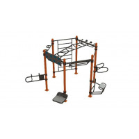 STATIE DE ANTRENAMENT HEX CU OBSTACOLE, ELEMENT FITNESS