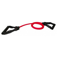 Tub elastic fitness cu manere , extensor 1.16 m, Sveltus, rosu