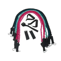 Set 5 Benzi Elastice Pro cu Manere si Carabiniere – Rezistențe Diferite