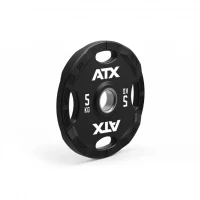 ATX® Polyurethan 4-Grip Disc 50 mm - Greutate 1.25 kg - 25 kg, 5 kg