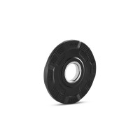 Discuri greutate cauciucate cu gripper - 50 mm - 2,5 kg