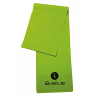 Banda elastica fitness, latex, 1.20 m, SVELTUS, verde, medium