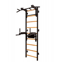 Spalier BenchK 732B,  cu bara de tractiune convertibila din otel cu 6 manere si suport pentru spate