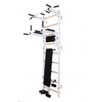 Spalier BenchK 723W, cu bara de tractiune, suport spate si banca antrenament Spalier BenchK 723W, cu bara de tractiune, suport spate si banca antrenament