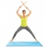 Fit sticks 690 aerobic Sveltus, 0.5 kg, portocaliu [2]