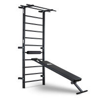 Spalier Profesional ATX® Wall Bar Gym cu Bancă Reglabilă și Bară pentru Tracțiuni