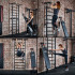 Spalier Profesional ATX® Wall Bar Gym cu Bancă Reglabilă și Bară pentru Tracțiuni [9]