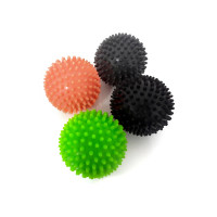 Minge masaj si recuperare mana, 9 cm, negru, Dayu Fitness