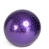 Minge de gimnastica cu puncte de masaj Dayu Fitness, Mov