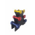 Set gantere aerobic cu suport inclus, 3 perechi, 6 kg, Dayu Fitness [2]
