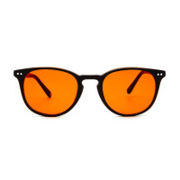 Ochelari cu lentile portocalii – Ventus Matte Black Orange, Filter Optix