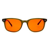 Ochelari cu lentile portocalii, anti lumină albastră – Cedar Olive Orange, Filter Optix