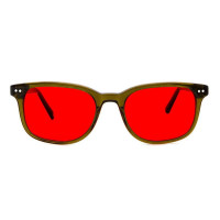 Ochelari cu lentile roșii pentru seară – Cedar Olive Red, Filter Optix