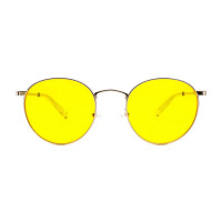 Ochelari cu lentile galbene, pentru calculator – Mesi Silver Yellow, Filter Optix