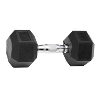 Gantera hexagonala cauciucata 2,5 - 60 kg Dayu Fitness, 40 kg