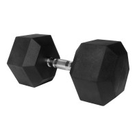 Gantera hexagonala cauciucata 2,5 - 60 kg Dayu Fitness, 42,5 kg