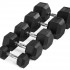 Ganteră hexagonală cauciucată, ATX® Professional, 1 kg - 50 kg, 25 kg [2]