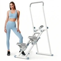 Stepper vertical fitness, Merach, alb-gri