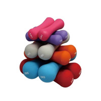 Gantere aerobic din neopren 0.5-5kg, TheWay Fitness, 2kg
