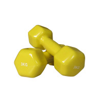 Gantere din Vinil Hexagonale 1–10 kg pentru Fitness și Aerobic, TheWay Fitness , 10kg