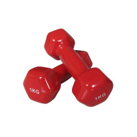 Gantere din Vinil Hexagonale 1–10 kg pentru Fitness și Aerobic, TheWay Fitness , 1kg