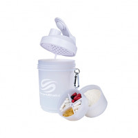 SHAKER FITNESS SMART SHAKE ORIGINAL ALB 600ml