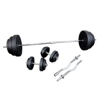 Set greutati fitness, haltera 91kg, OW1306, TheWay Fitness Set greutati fitness, haltera 91kg, OW1306, TheWay Fitness