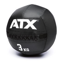 Minge de Perete pentru Antrenament Funcțional ATX® Wall Ball PVC Carbon Look – 3 kg