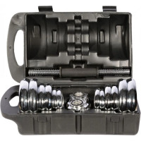 Set gantere reglabile 20 kg (2x10kg) Hiperlion Set gantere reglabile 20 kg (2x10kg) Hiperlion