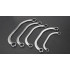 Chei inelare semiluna 9-22 mm, 5 buc -set [2]