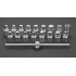 Set chei desfacere buson scurgere ulei diverse marci auto 18 buc, 3/8 