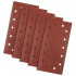 Hartie abraziva cu Velcro 115x230mm, K80, cu gauri - set 5 buc [2]
