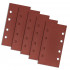 Hartie abraziva cu Velcro 93x185mm, K1800, cu gauri - set 5 buc [2]