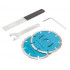 Fierastrau caneluri/santuri in zidarie 1320W,9000rpm,disc 125mm,adancime taiere 8-30mm,latime 8-26mm, cutie [2]