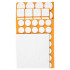 Set 106 pastile adezive/opritoare, diverse forme-albe [3]