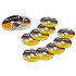 Disc debitare metal, 125 x 1.0 x 22.2 mm, 41 A60-T-BF, INOX, 10 buc. set [4]