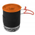 Set camping (vas gatit camping cu manere si protectie de neopren + arzator + bol, si sac de transport) [4]