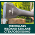 Topor 620gr, cap 410gr, maner fibra de sticla 14