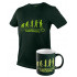 Tricou imprimat, NEOlution, marimea L, negru [2]