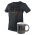 Tricou imprimat, FEEL THE BIT, marimea XL, negru [2]